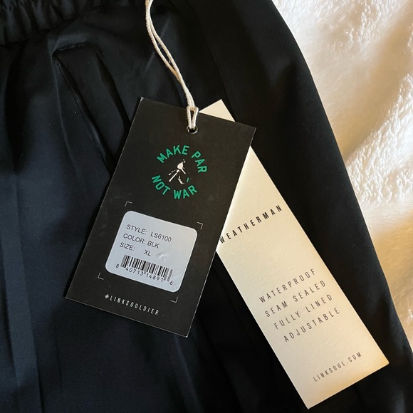 Linksoul Rain Pants (black, size XL - US) - Picture 3 of 5